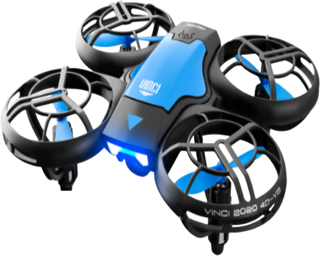 우노 어린이 입문용 교육용 미니 드론, 블루B세트, 1개