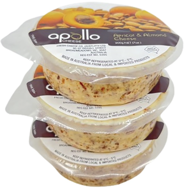 코스트코 아폴로 과일치즈 살구 아몬드 치즈 샐러드 와인 안주 호주 200g x 3개입, 600g, 1세트