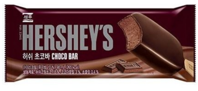 허쉬 초코바 아이스크림 반 박스 프리미엄, 90ml, 12개