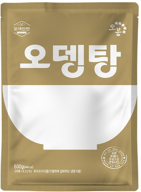 국물맛집 오뎅탕 캠핑필수 간편식, 600g, 5개