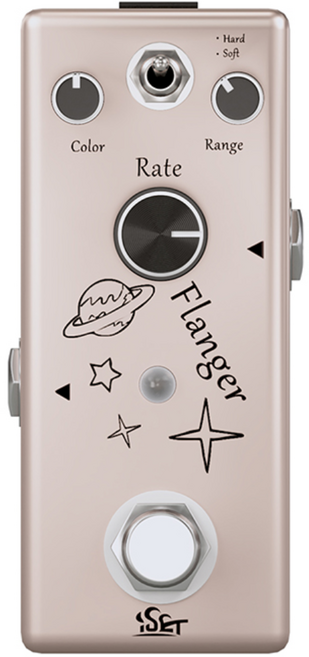 ISET 기타 이팩터 디스토션 오버드라이브 딜레이 코러스, 1개, PD-5