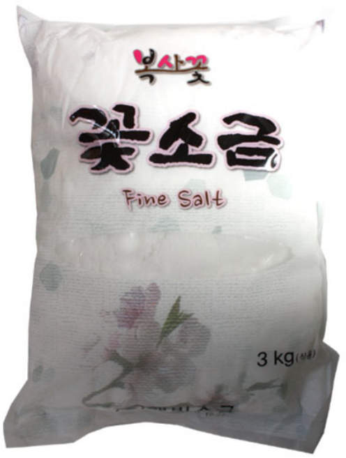 (면)복사꽃 꽃소금3kg, 1개, 3kg