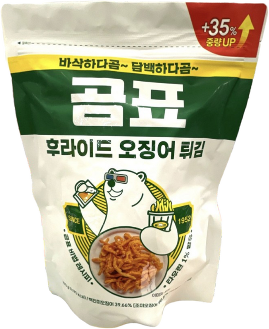 곰표 후라이드 오징어 튀김 200g, 1개, 270g