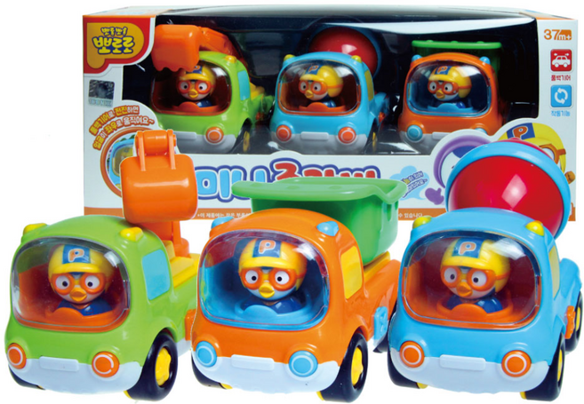 영진토이 뽀로로 미니 중장비 3종, 단품