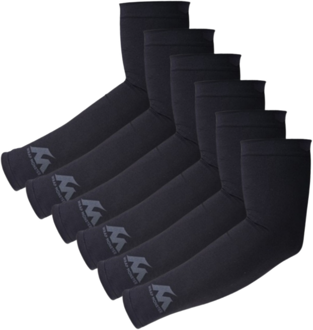 뜨생 국산 여름 자외선차단 쿨토시 팔토시, 블랙 3세트, 1개