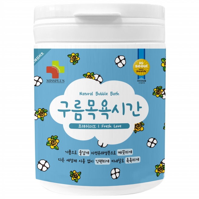 아가드 구름목욕시간 대팩 500g 프레쉬러브, 1개