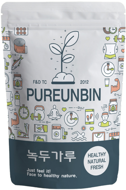 푸른빈 녹두 가루, 1개, 1kg