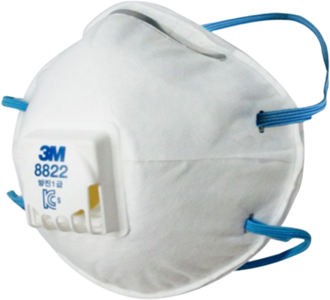 3M 방진 1급 마스크 8822 10개/1통, 1개