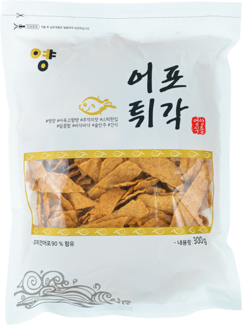 영양 어포튀각 300g*1봉 영양어포튀각 90g*1봉 옵션선택, 300g, 1개