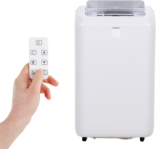 [25년형]화레이 가정용 이동식에어컨 3단풍속조절 회전 리모컨 2500W급 냉방 초강력, 화레이 13000P