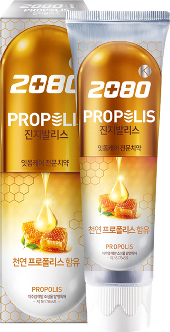 2080 진지발리스 프로폴리스 치약 120g, 1개