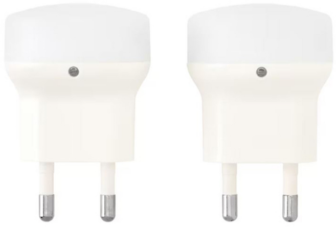 이케아 센서등 플러그식 뫼르크레드 플러그식 (2입), 2개