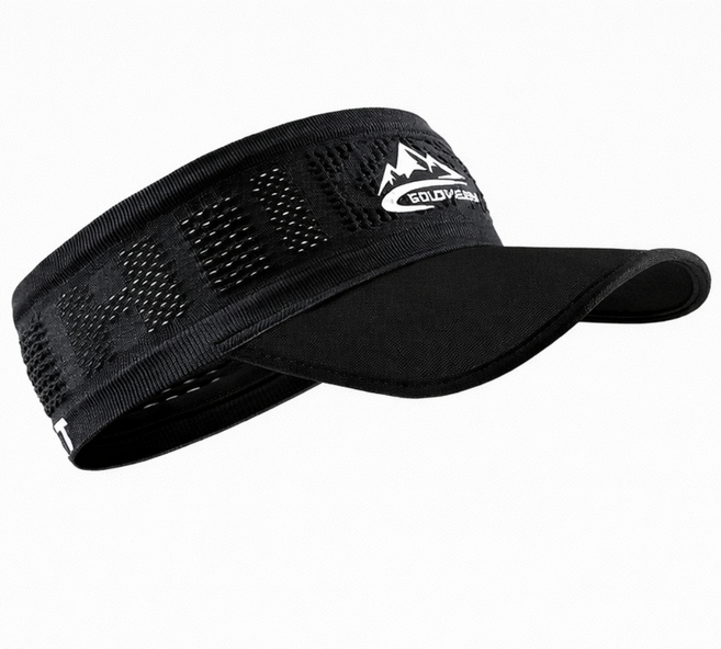 스포츠 썬캡 메쉬 통풍 자외선차단 남녀공용 여름 운동 모자, 1개, 블랙