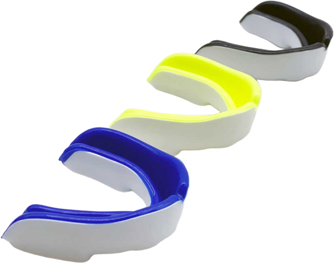 위니 더블 마우스피스 복싱 마우스가드, 블랙, 1개