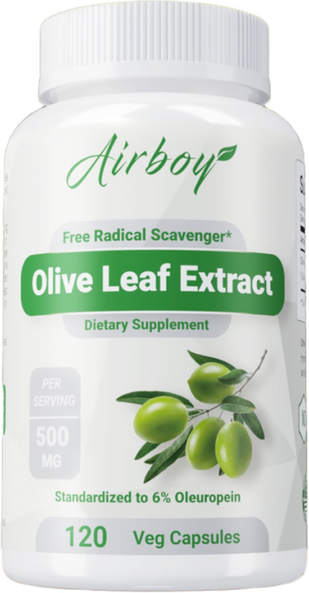 올리브잎 추출물 고농축 캡슐 면역력 강화 항산화 보호 혈압 조절 심혈관 건강 항바이러스 효과 천연 항생제 노화 방지, 1개, 60정