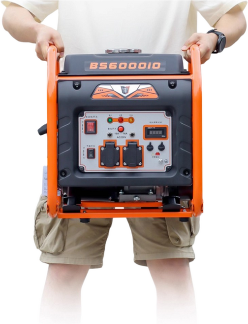 지오테크 발전기 4kw 3.5kw 소형 휴대용 비상 가정용 캠핑용 가솔린 캠핑 산업용 용접, 4.2kW