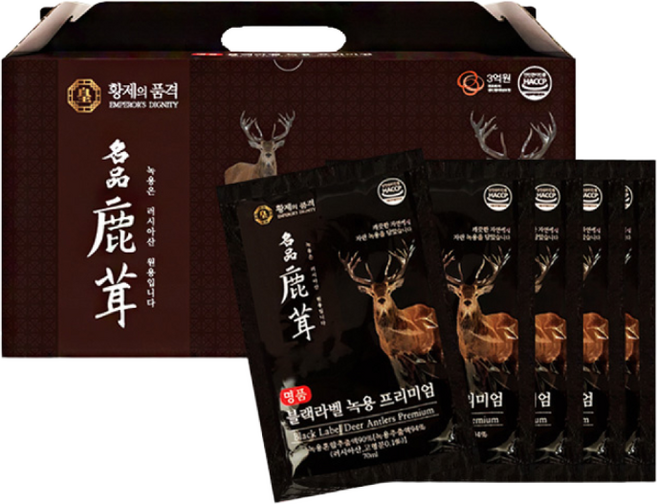 황제의품격 명품 블랙라벨 녹용 프리미엄, 2.1L, 1세트