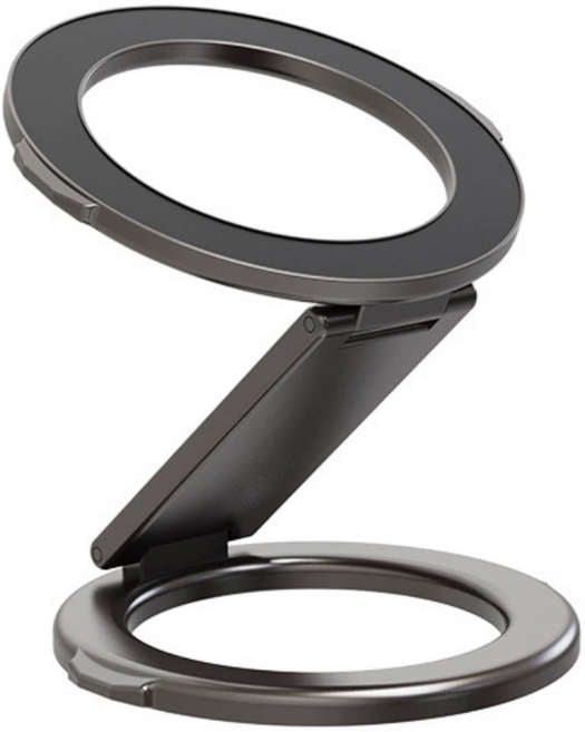 미블룸 초강력 양면 자석 헬스장 거울 맥세이프 스마트 링, 1개, 일반형 블랙