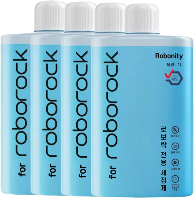 호환 로보락세제 로보락소모품 로보락걸레 Roborock Pro/S7 Pro Ultra 4, 4개, 4) 4pcs