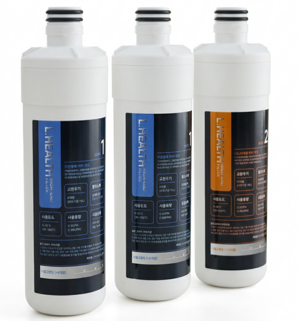 [100%환불보장] LG 퓨리케어 오브제 정수기 필터 호환 교체 1년세트 고급형 엘헬스