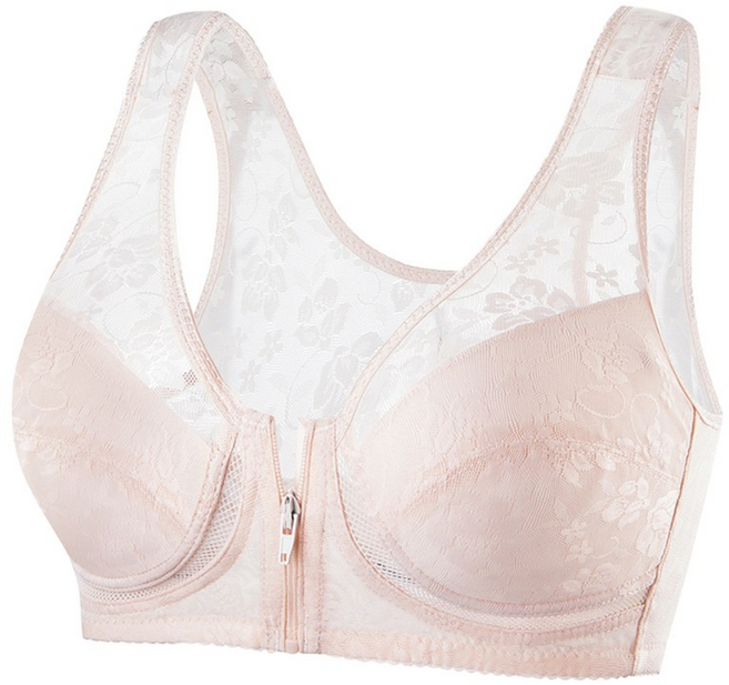 한미 기능성 파워넷 앞지퍼 인견브라 여성브라