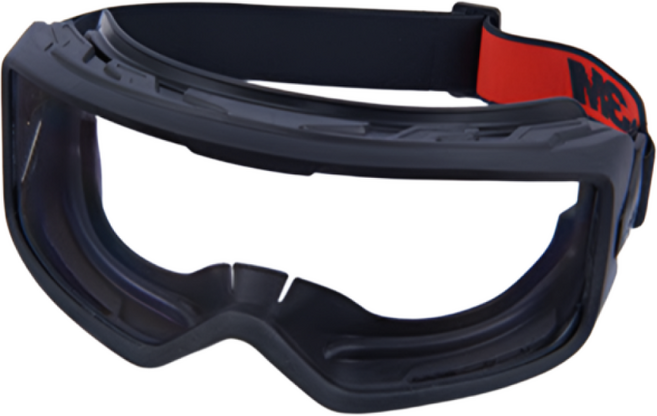 3M 스카치가드 김서림방지 보안고글 GG3301 SGAF, 1개, 블랙 프레임 투명 렌즈