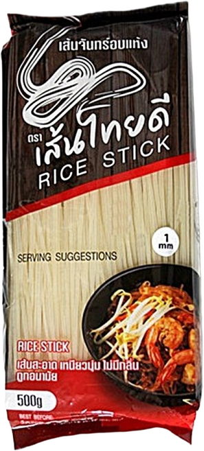 태국쌀국수면 라이스스틱 쌀국수 1mm 500g, 1개