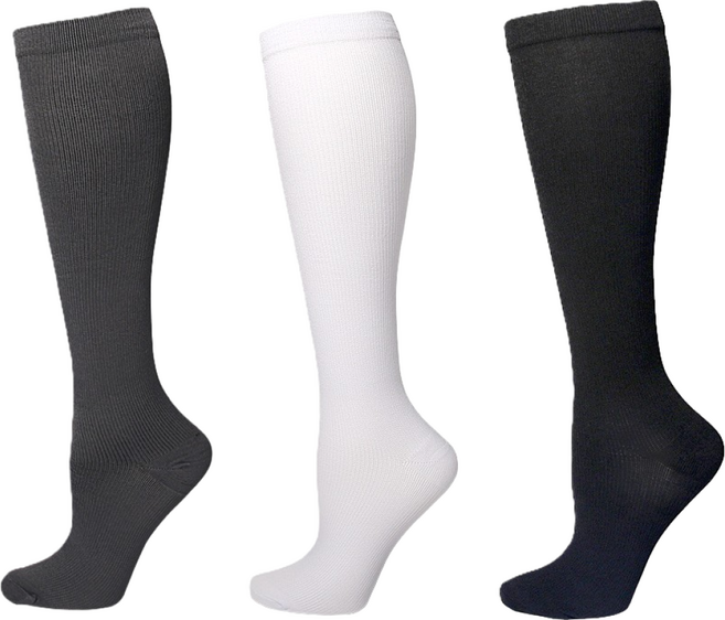 리스펙 나일론 러닝 컴프레션 니삭스 3켤레 남자 빅사이즈 보유