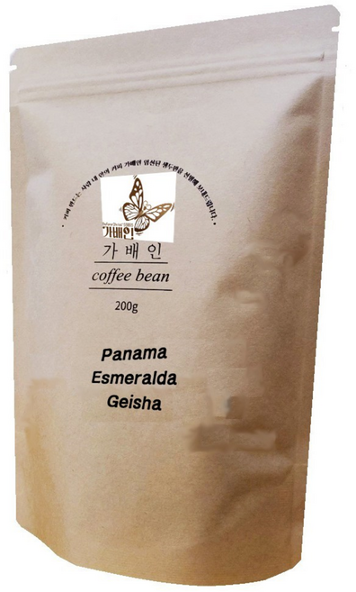 가배인 고급 명품 커피 원두 파나마 에스메랄다 게이샤 당일로스팅, 홀빈, 200g, 1개