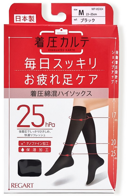 서서 일하는분 필수! 일본 압박 양말 하이삭스 다리 저림 부종 케어 다리라인 보정