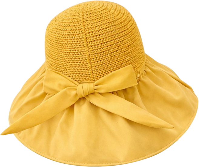 자외선 차단 암막 라탄 와이드햇