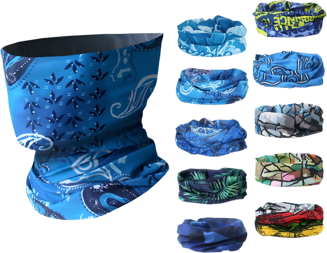 블랙딘 멀티스카프 10장 넥워머 스포츠 쿨마스크 쿨스카프 쿨넥워머, SMP-썸머패키지 10장, 1세트