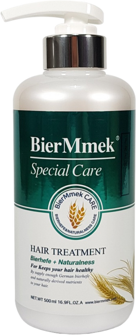 비어멕 식약처인정 염색파마모발용 프리미엄 독일맥주효모 탈모샴푸 500ml, 3개