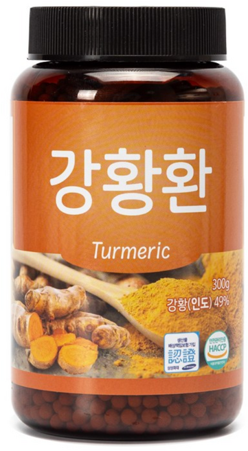 백세식품 강황환 300g 인도산(최상급) HACCP해썹 인증, 1개