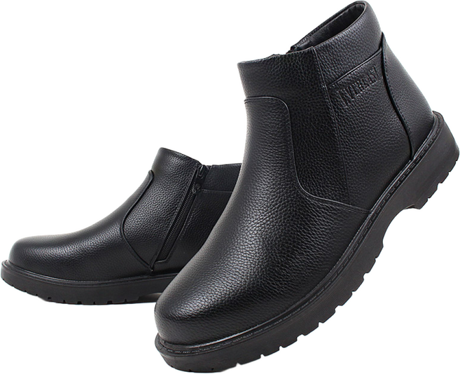 [고급인솔증정] 에버라스트 E데이빈 남성 겨울 털 부츠 방한화 따뜻한 푹신한 기모 논슬립 미끄럼 방지 아이젠 컴포트화 구두