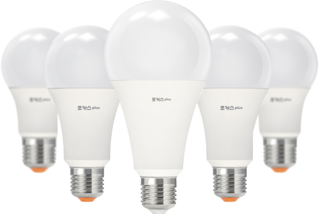 LED 벌브 전구 씨티오 번개표 포커스 방등 거실등 형광등 인테리어 플러스 8W 10W 12W 14W 20W 전구색 주광색, LED벌브 번개표 8W, 1개