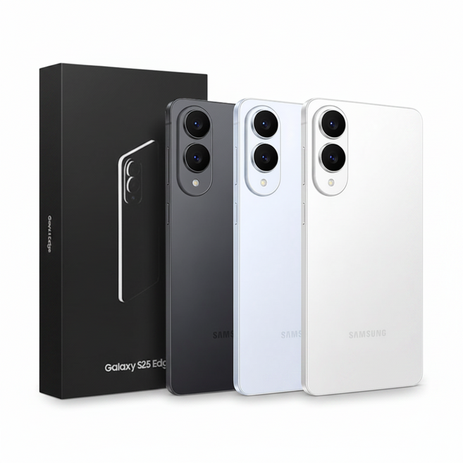 6위 - 삼성전자 갤럭시 S25 Edge 자급제 SM-S937N, 티타늄 실버, 256GB