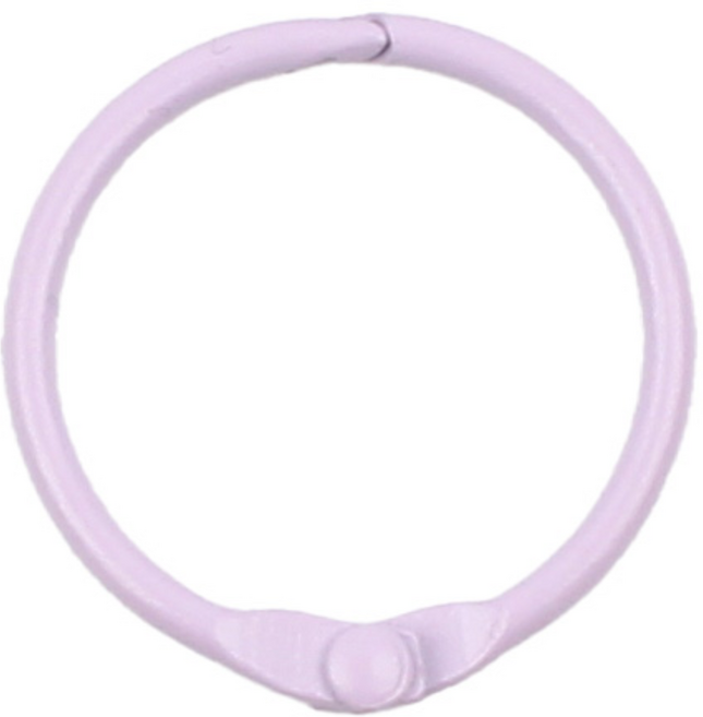 오픈오링30mm 바인더링 오픈키링 열쇠고리 부자재 재료 만들기 메모장, 20개, 오픈오링30(10번 보라)