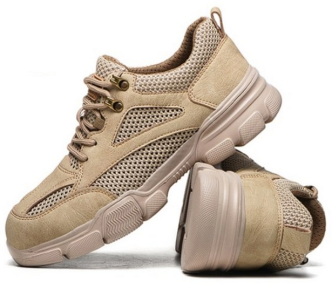 발편한 여름 경량 안전화 경량 가벼운 여름용 통풍 메쉬 패션 고급 작업화