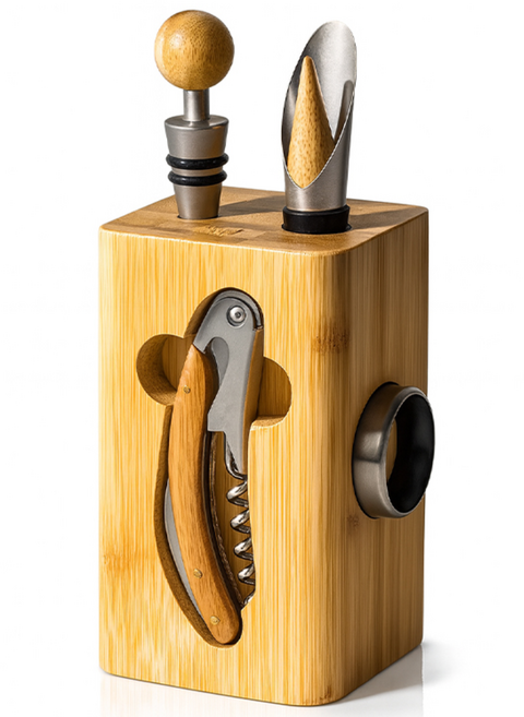 얀뮬러 우드 와인오프너 세트, 1세트