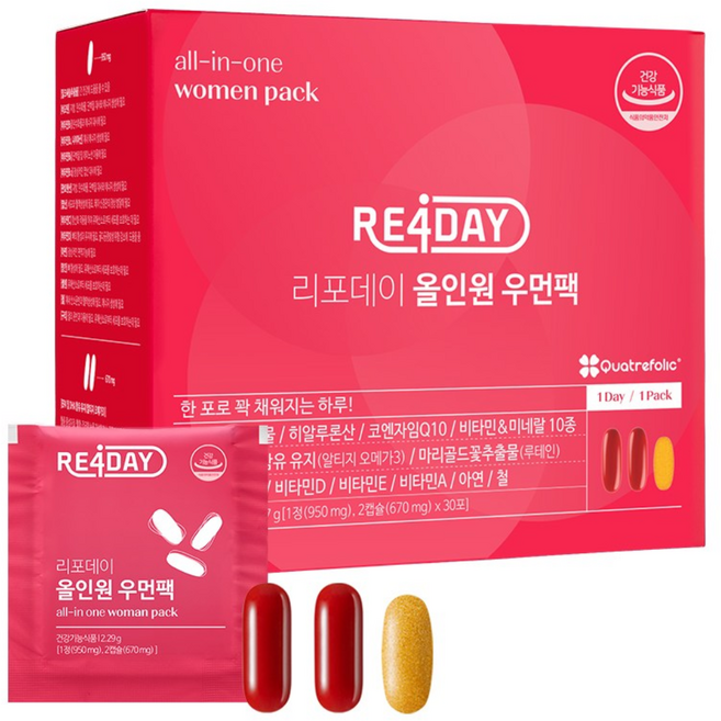 리포데이 올인원 우먼팩, 30회분, 1개