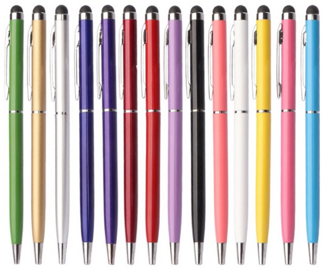 무심 스마트폰 태블릿 심플 터치볼펜, 10개, 혼합