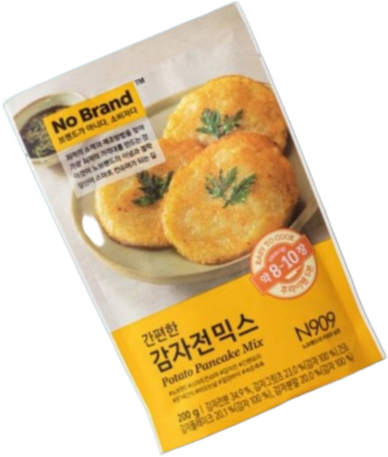 노브랜드 감자전 믹스, 7개, 200g