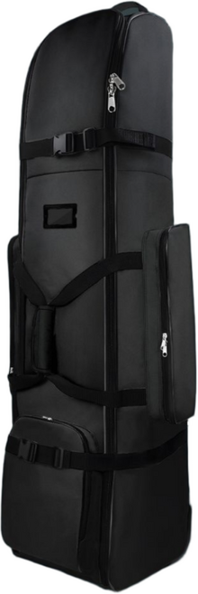 골프 탁송 가방 골프백 캐디백 항공커버 골프 하드케이스 하드케이스 보호쿠션 항공백 무소음바퀴, 블랙
