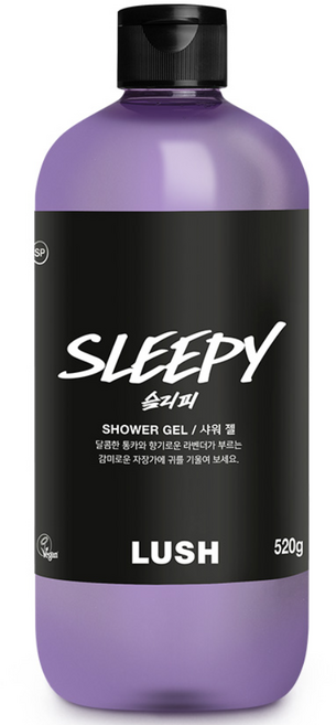 러쉬 슬리피 샤워 젤 라벤더향, 520g, 1개