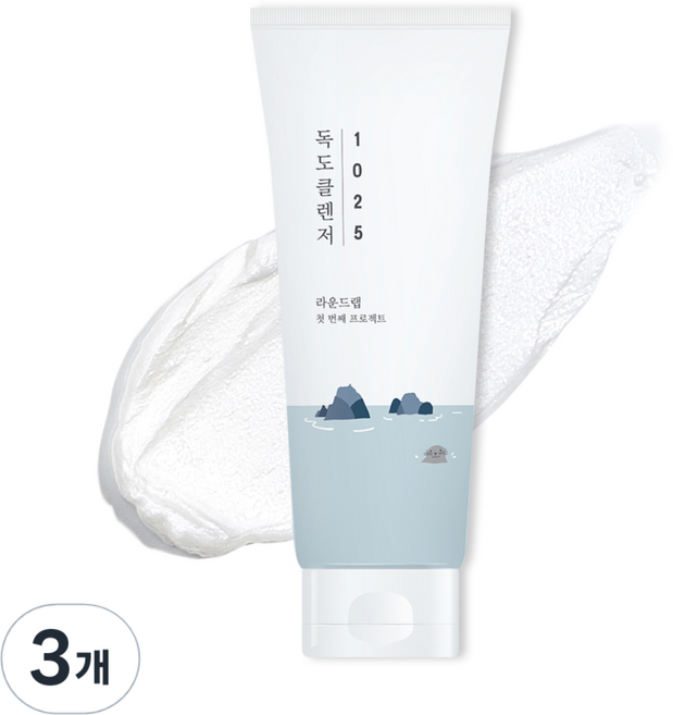 라운드랩 1025 독도 클렌저, 200ml, 3개