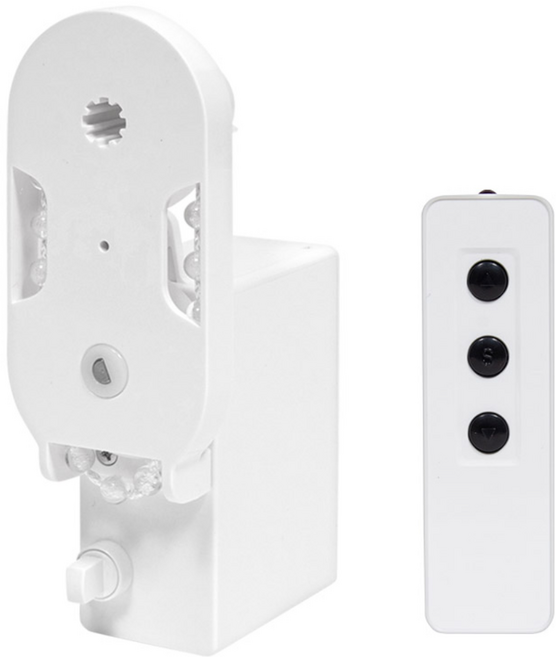 GRB 뉴슬림 무선 전동 블라인드 컨트롤러 롤 콤비 암막 자동 블라인드 적외선 리모콘포함 가정 사무실