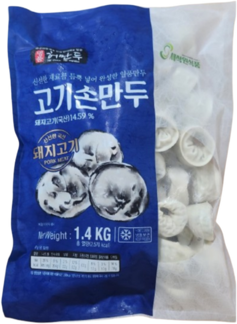 신일푸드(허만두)고기손만두1.4kg(옵션선택), 1.4kg, 1개