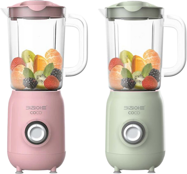 키친아트 코코 프레쉬 믹서기 SQBL-C220KJ, (키친아트 도우) SQBL-C220KJ (핑크)