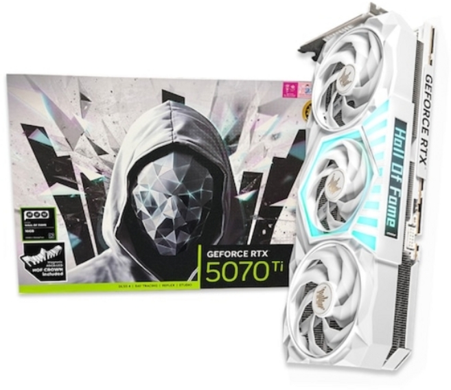 갤럭시 GALAX 지포스 RTX 5070 Ti HOF GAMING D7 16GB